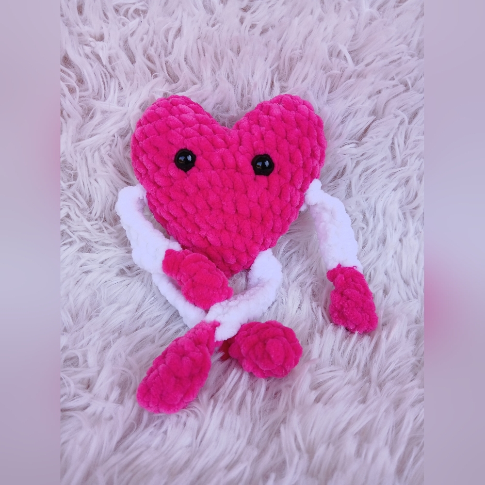 Heart Buddy Crochet Plushie